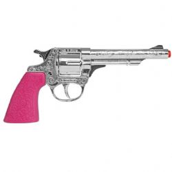 GONHER - REVOLVER DE COWGIRL 8 COUPS  AVEC ÉTUI - MÉTAL